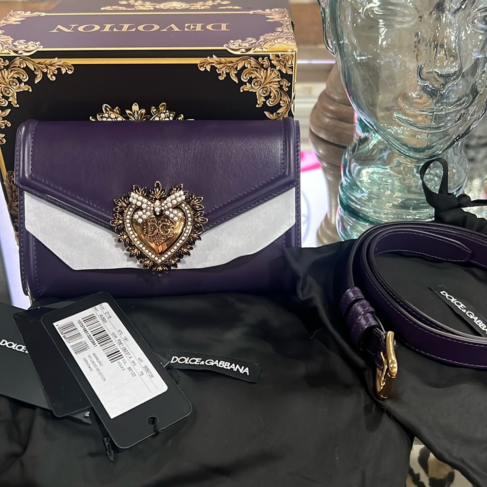 •NWB Dolce & Gabbana Devotion Waist bag